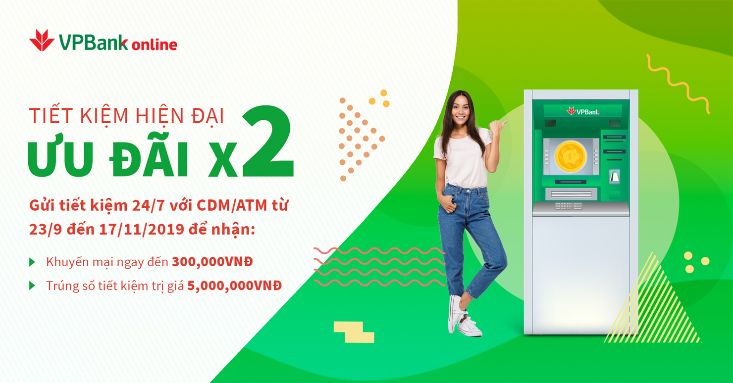 Gửi tiết kiệm tại máy CDM/ATM, bình quân khách hàng chỉ cần khoảng 5 phút/giao dịch.