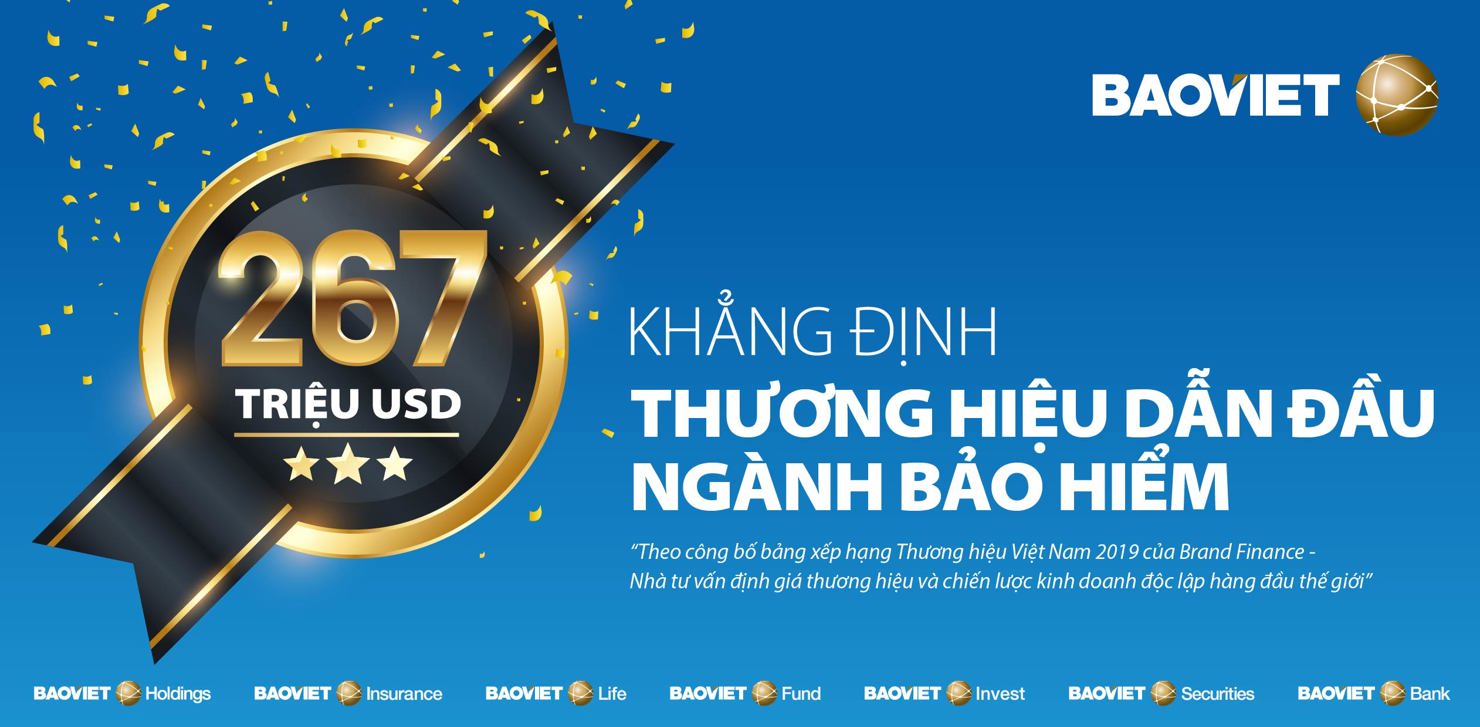 Bảo Việt là thương hiệu đứng đầu trong ngành tài chính – bảo hiểm.