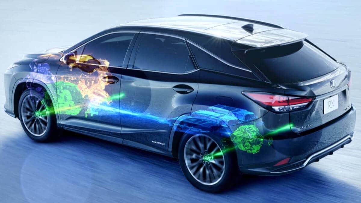 Sự kết hợp giữa động cơ điện và động cơ xăng giúp giảm lượng khí thải trong xe hybrid