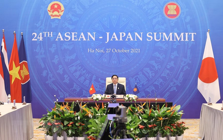 Thủ tướng Chính phủ Phạm Minh Chính phát biểu tại Hội nghị Cấp cao ASEAN - Nhật Bản lần thứ 24.