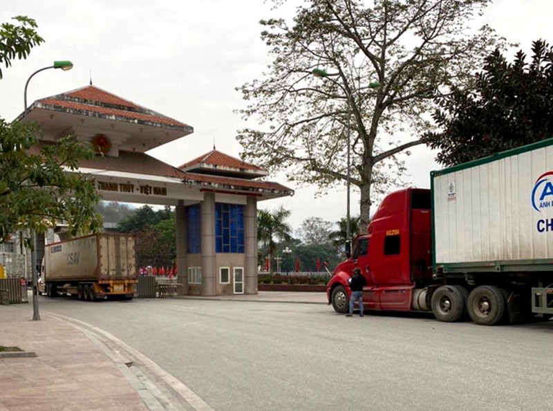 Cửa khẩu quốc tế Thanh Thuỷ tỉnh Hà Giang. Ảnh: báo Hà Giang
