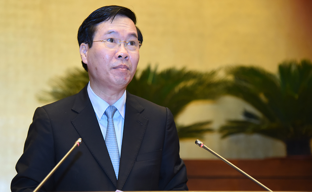Thường trực Ban Bí thư Võ Văn Thưởng phát biểu tại Hội nghị.