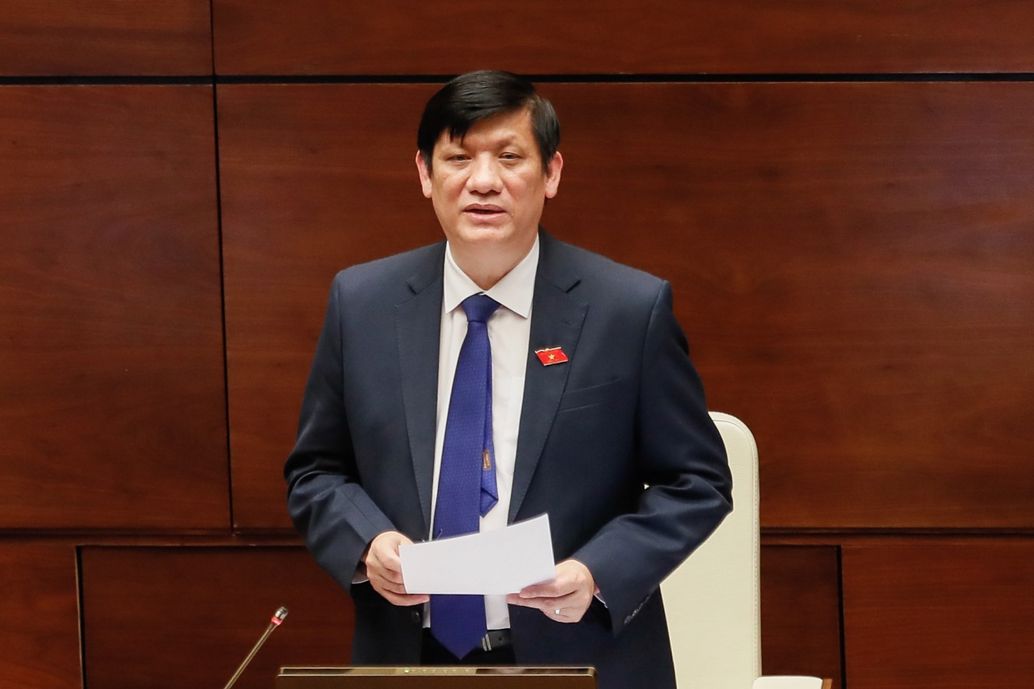 Phần trả lời của Bộ trưởng Bộ Y tế Nguyễn Thanh Long cơ bản đi đúng vào các nội dung chất vấn, nắm vững các nội dung chất vấn của đại biểu Quốc hội quan tâm.