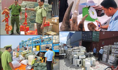Trong quý III/2019, các lực lượng chức năng trên cả nước đã phát hiện, bắt giữ, xử lý 149.502 vụ vi phạm pháp luật về buôn lậu, gian lận thương mại và hàng giả. Nguồn: Internet.