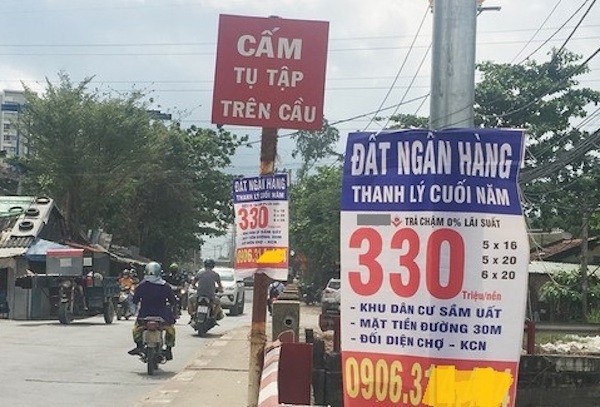 Đất nền dính mác ngân hàng thanh lý giá rẻ khiến nhiều người sập bẫy lừa. Nguồn: Internet.