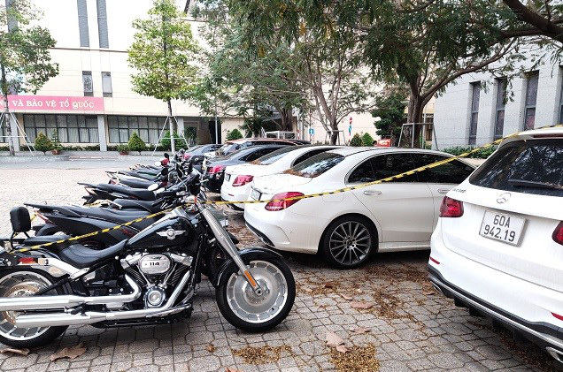 Tang vật thu được của vụ án.