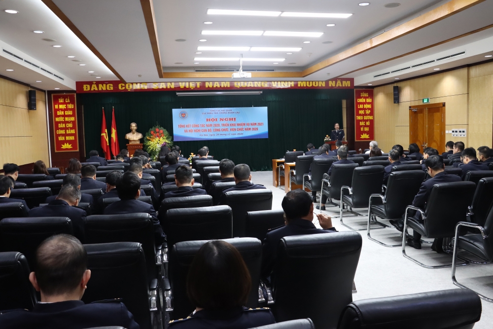 Hội nghị tổng kết công tác năm 2020 và triển khai nhiệm vụ năm 2021 của Cục Điều tra chống buôn lậu.