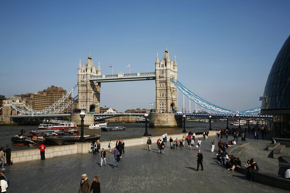 Thủ đô London, Vương quốc Anh vốn là trung tâm tài chính của EU. Nguồn: Internet