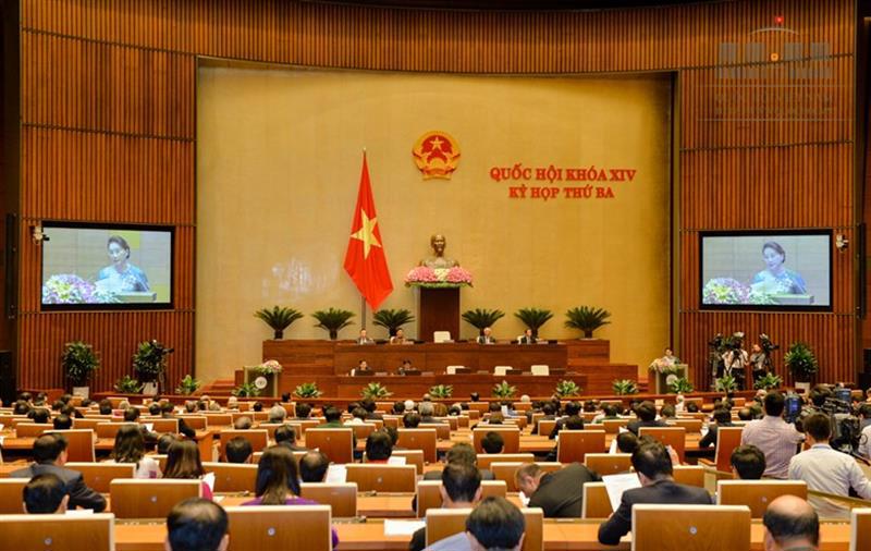 Bế mạc Kỳ họp thứ 3, Quốc hội khóa XIV. Nguồn: internet