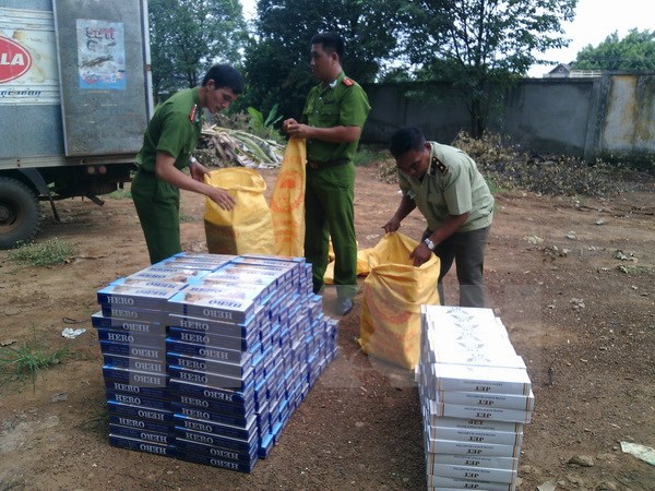 6 tháng đầu năm 2017, lực lượng chức năng đã bắt giữ và tiêu hủy 3.195.150 bao thuốc lá nhập lậu. Nguồn: Internet