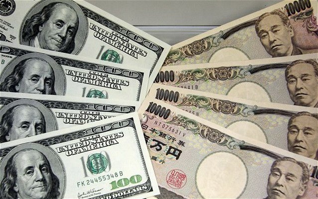 USD giảm so với yên Nhật khi quan ngại rủi ro quay lại. Nguồn: Internet