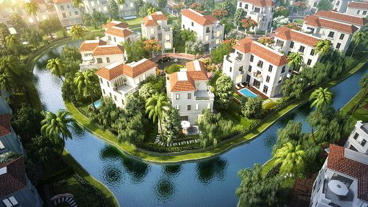 Bất động sản nghỉ dưỡng cận Hà Nội bùng nổ mạnh mẽ những năm gần đây. Nguồn: Internet