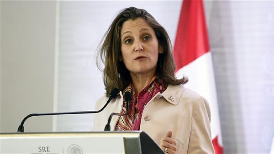 Ngoại trưởng Canada Chrystia Freeland. Nguồn: Sada El Balad