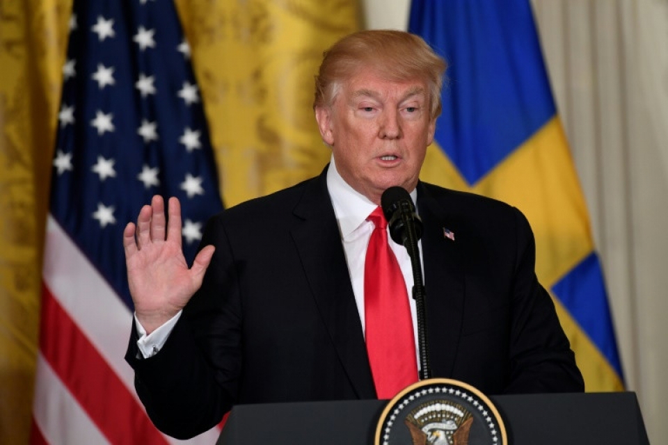Tổng thống Mỹ Donald Trump. Nguồn: AFP