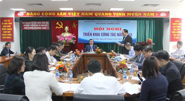 Năm 2017, Văn phòng thường trực đã tham mưu cho Ban Chỉ đạo 389 quốc gia chỉ đạo các Ban Chỉ đạo 389 các bộ, ngành, địa phương, lực lượng chức năng tổ chức phát hiện, xử lý 225.824 vụ việc vi phạm. Nguồn: Internet