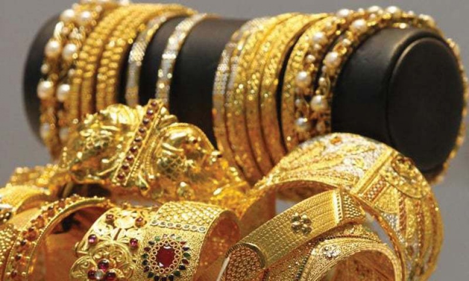Giá vàng tăng hơn 1% trong ngày 2/4 khi đồng USD giảm và Trung Quốc áp thuế nhập khẩu đối với 128 sản phẩm của Mỹ. Nguồn: Dawn