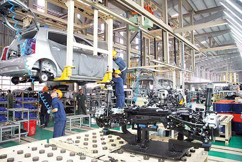 Phát triển công nghiệp ô tô là cơ hội thu hút nguồn vốn, kỹ thuật và công nghệ tiên tiến cùng kinh nghiệm kinh doanh và quản lý hiện đại của các quốc gia phát triển. Nguồn: Internet