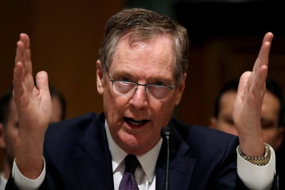 Đại diện Thương mại Mỹ Robert Lighthizer. Nguồn: Reuters