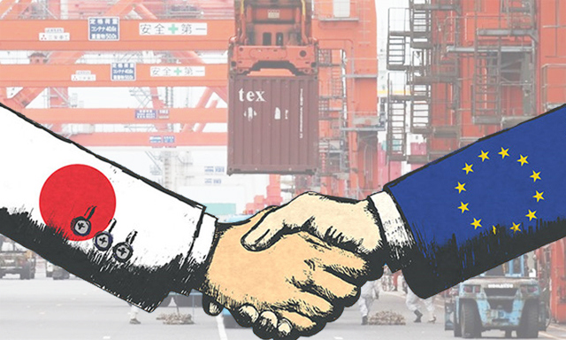 Hiệp định Nhật Bản - EU mở ra khu vực thương mại tự do lớn nhất thế giới. Nguồn: Internet