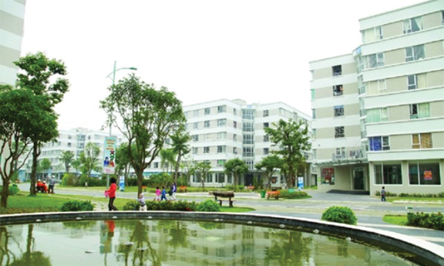 Nhà ở thương mại vừa túi tiền do Viglacera xây dựng tại KĐT Đặng Xá, Gia Lâm, Hà Nội. Nguồn: Internet