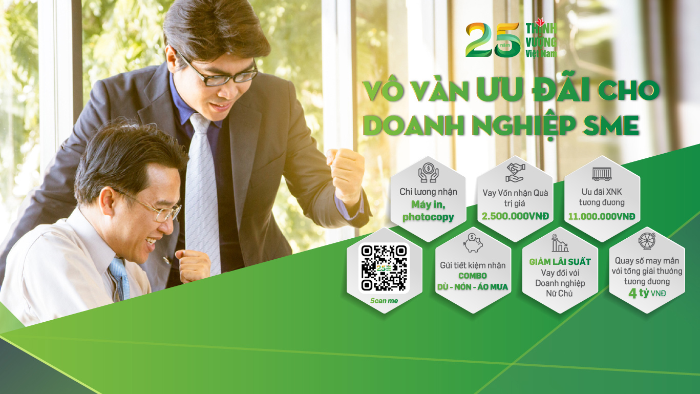 VPBank SME đã xây dựng chuỗi chương trình ưu đãi trên các sản phẩm nổi bật từ nguồn vốn, quản lý dòng tiền đến giải pháp đầu tư tài chính.