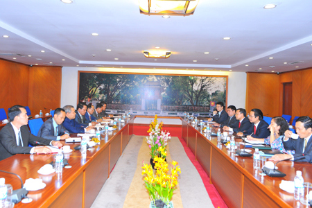 Toàn cảnh buổi làm việc