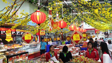 Doanh nghiệp bán lẻ đã chủ động chuẩn bị từ sớm nên không có hiện tượng khan hàng. Nguồn: taichinhvietnam.vn