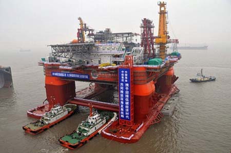 Giàn khoan Hải Dương -981 của Trung Quốc. Nguồn: internet