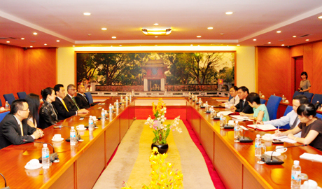 Toàn cảnh buổi làm việc. Nguồn: mof.gov.vn