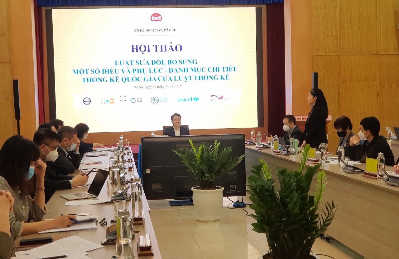 Bộ Kế hoạch và Đầu tư tổ chức hội thảo trao đổi ý kiến về những nội dung chủ yếu của dự án Luật sửa đổi, bổ sung một số điều của Luật Thống kê