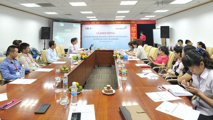 Lễ Khởi động Dự án Mua sắm phần mềm phòng, chống rửa tiền giai đoạn 1 của Vietinbank. Nguồn: Internet