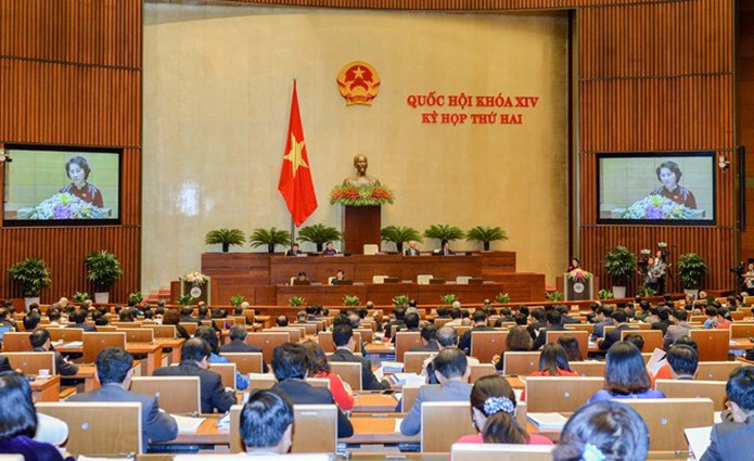 Kỳ họp thứ 2, Quốc hội khóa XIV. Nguồn: Internet