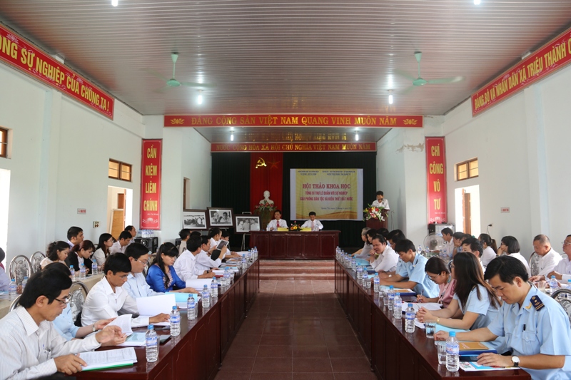 Toàn cảnh Hội thảo “Tổng Bí thư Lê Duẩn với sự nghiệp giải phóng dân tộc và kiến thiết đất nước”