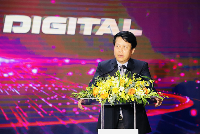 Phó Thống đốc NHNN Phạm Tiến Dũng phát biểu tại Lễ khai trương. Nguồn: Agribank.