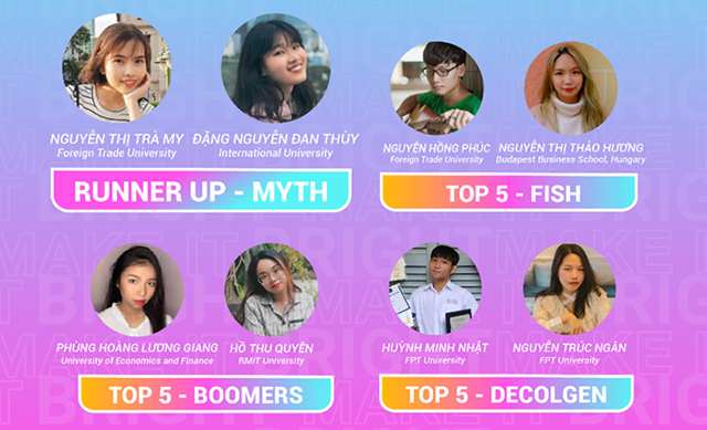 Á Quân – đội Myth và TOP 5 chương trình Make It Bright tại Việt Nam.