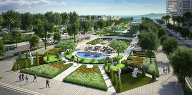 Vinhomes Dragon Bay có vị trí đắc địa “tựa sơn - hướng thuỷ” ngay tại trung tâm thành phố Hạ Long. Nguồn: http://vinhomes.vn