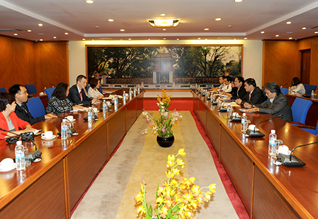 Toàn cảnh buổi làm việc. Nguồn: mof.gov.vn