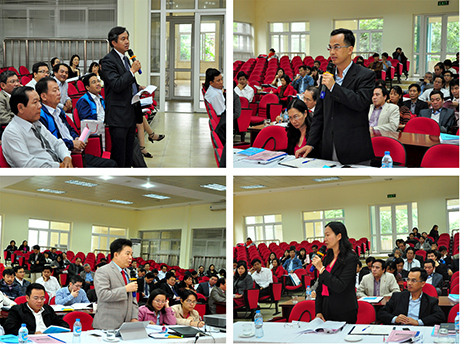 Đại diện các đơn vị đóng góp ý kiến tại Hội nghị. Nguồn: mof.gov.vn 