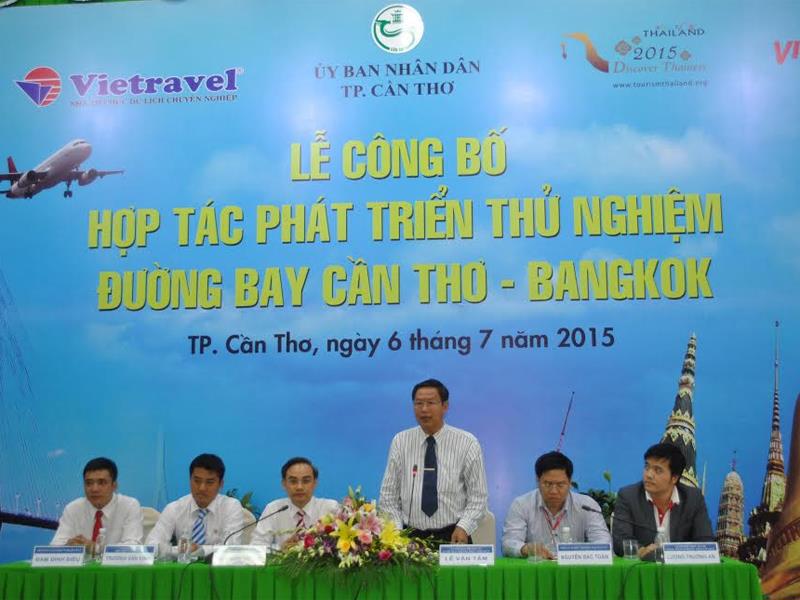 Việc mở đường bay Cần Thơ-Bangkok kích thích phát triển du lịch, góp phần tăng cường mối quan hệ giao thương, hợp tác đầu tư với Thái Lan và cộng đồng Asean. Nguồn: internet