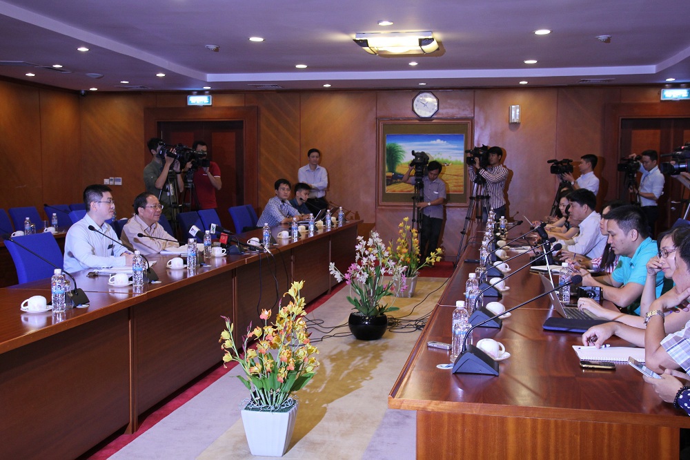Toàn cảnh buổi Họp báo.