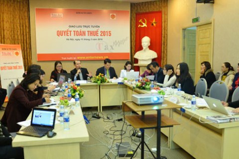 Toàn cảnh buổi giao lưu trực tuyến. Ảnh: DĐDN