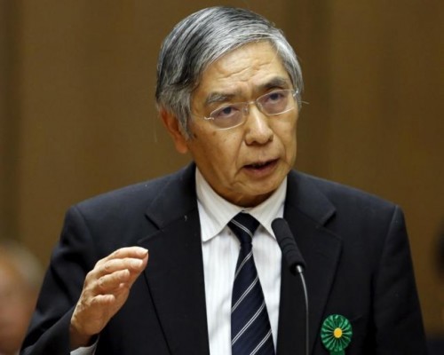 Thống đốc BOJ Haruhiko Kuroda.