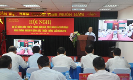 Hội nghị sơ kết 6 tháng ngành thuế.