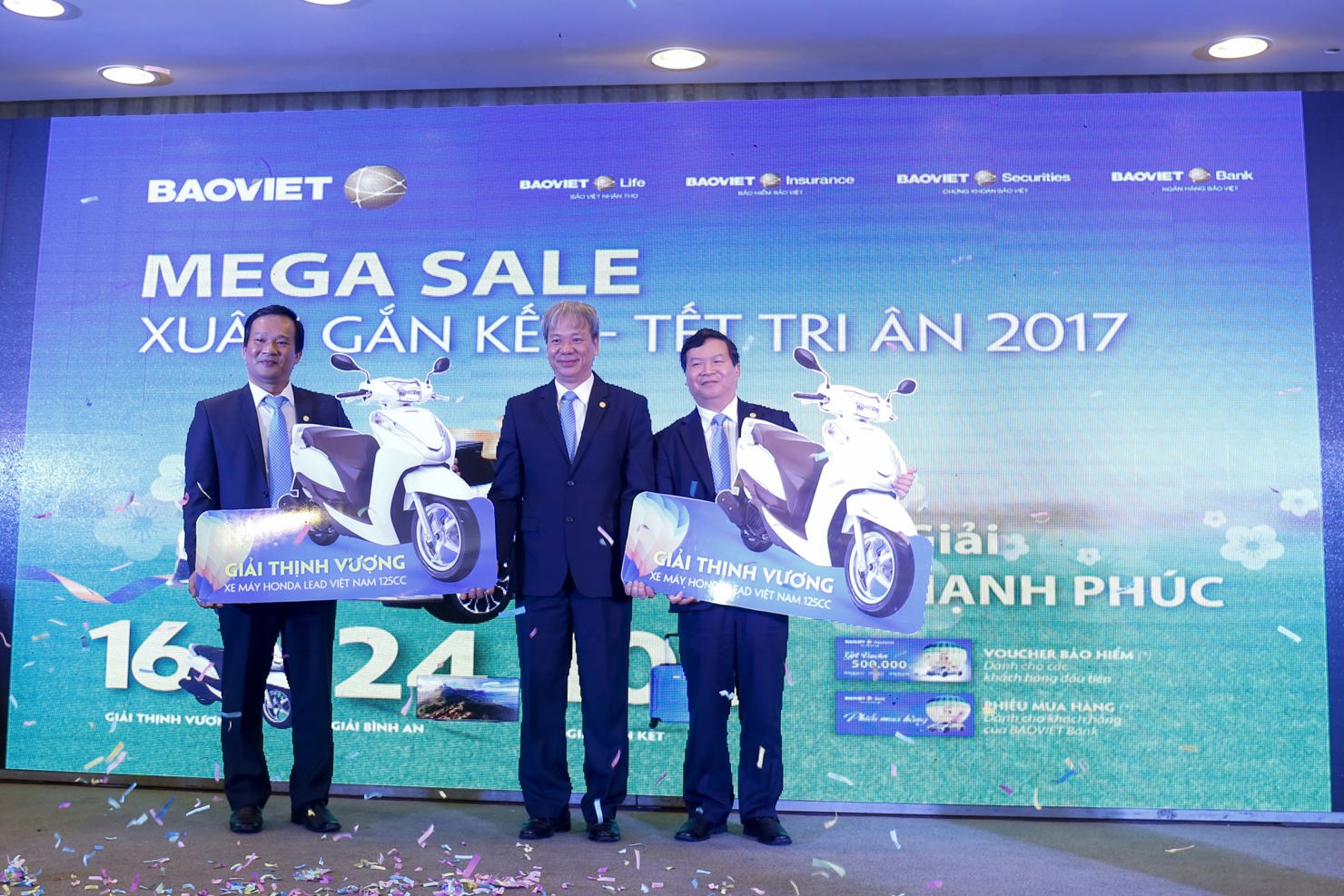 Bảo Việt “Xuân gắn kết – Tết tri ân” 2017 quay thưởng đợt 1 tại TP. Đà Nẵng với 70 giải thưởng.