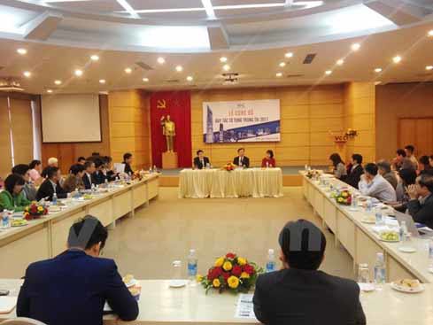 Lễ công bố Quy tắc tố tụng trọng tài VIAC 2017. Ảnh: PV/Vietnam+