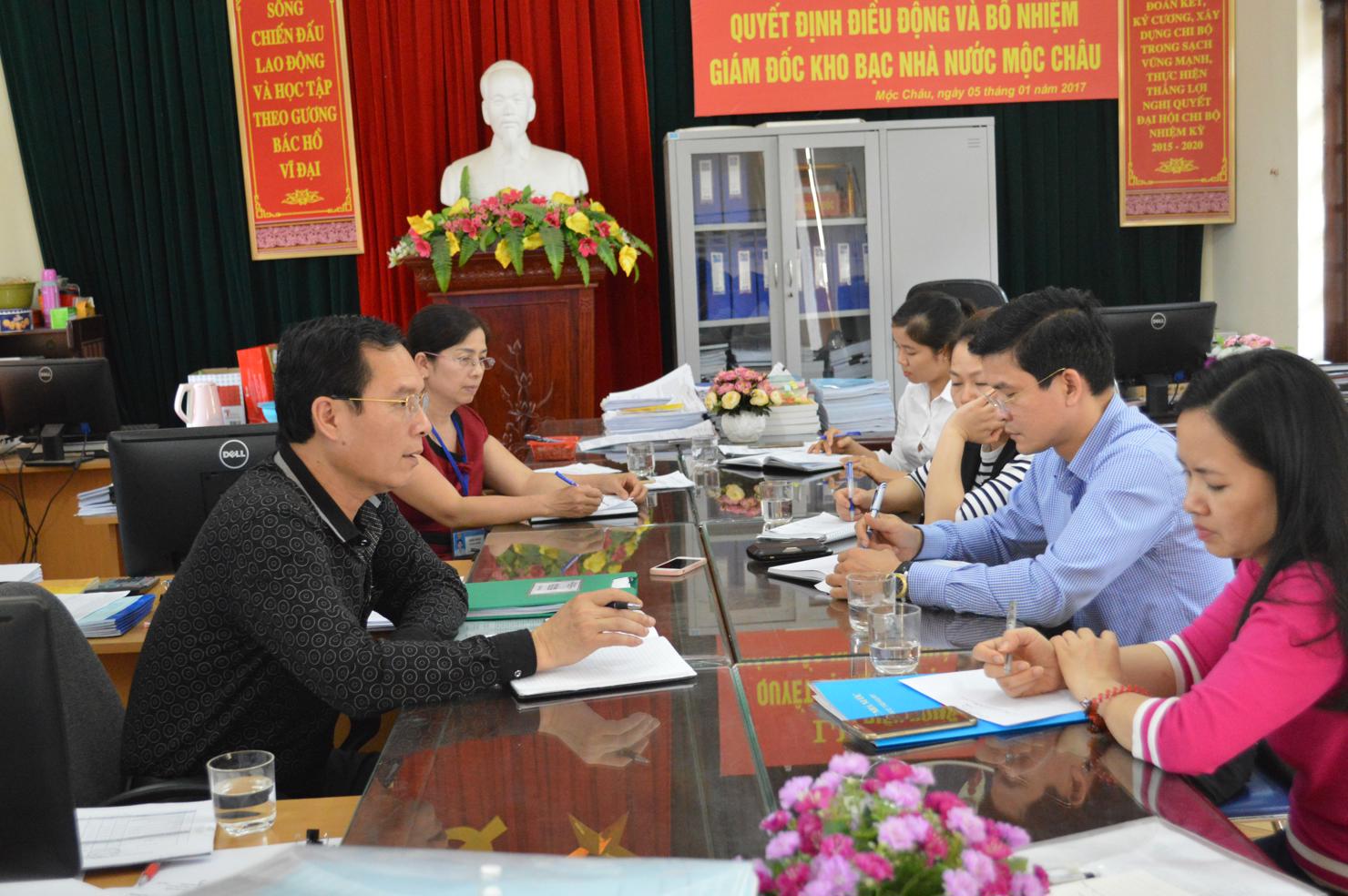 Năm 2016, KBNN Vân Hồ đã gặt hái nhiều kết quả tích cực, tạo nền tảng vững chắc để hoàn thành nhiệm vụ chính trị năm 2017.