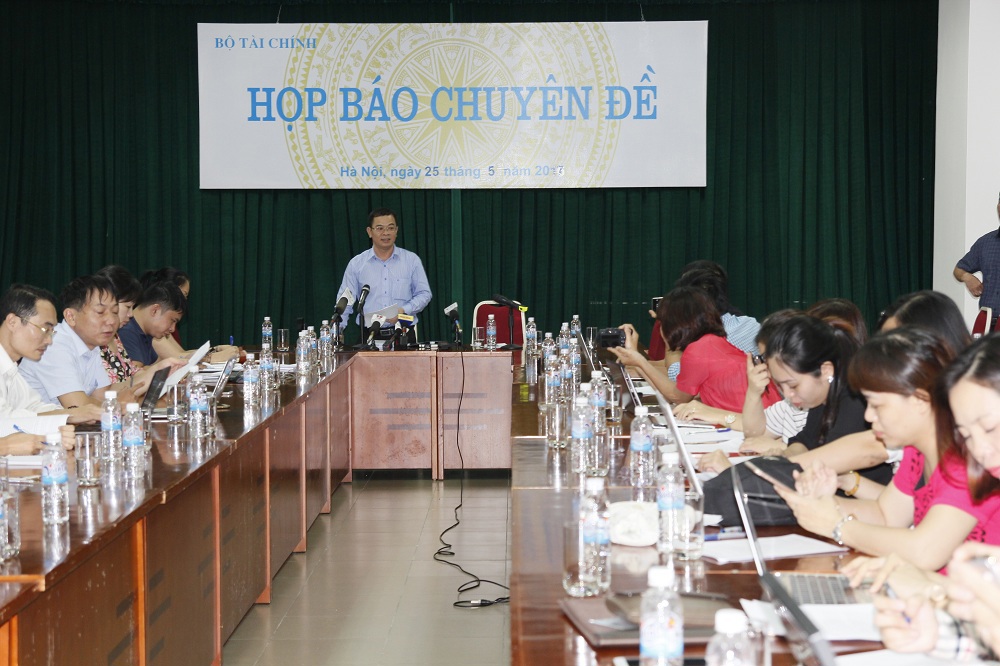 Toàn cảnh buổi Họp báo chuyên đề.