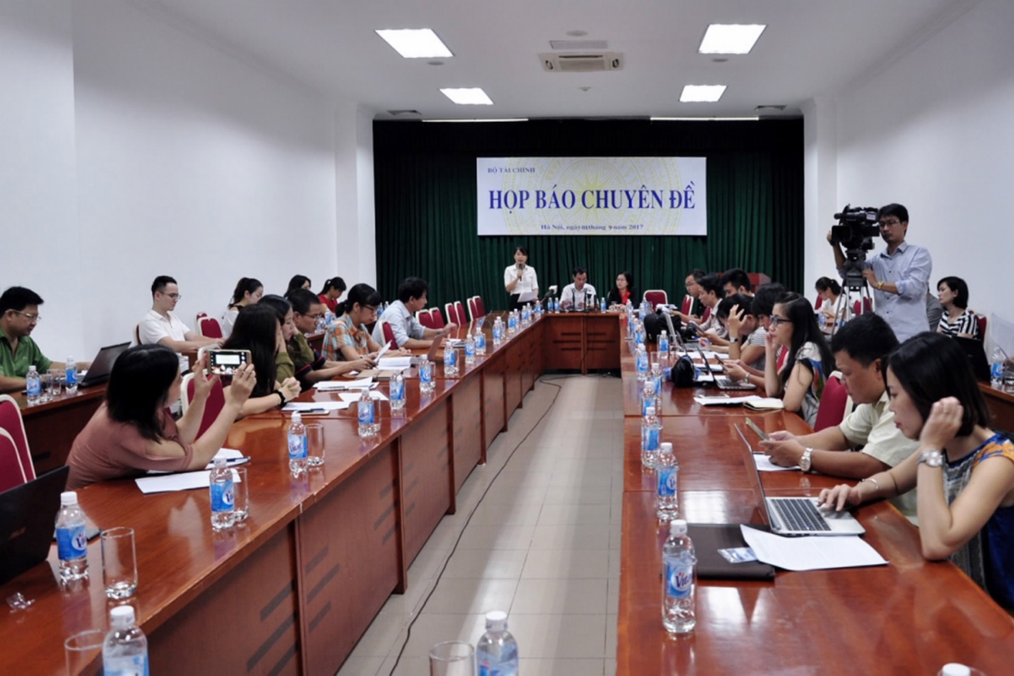 Toàn cảnh buổi Họp báo.