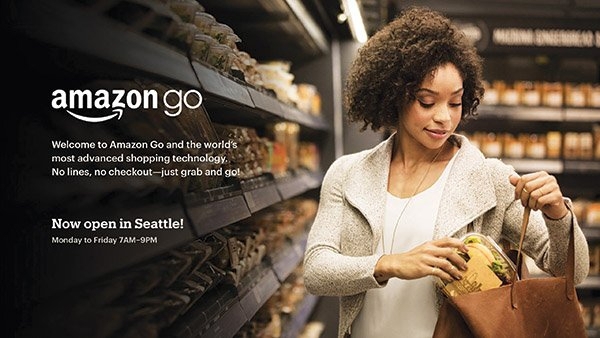 Amazon Go, mô hình bán hàng đa kênh độc đáo. Ảnh: Amazon.com.