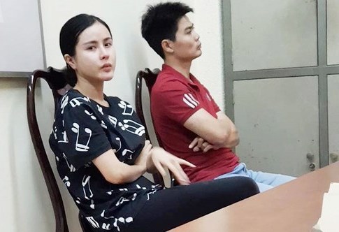Một số đối tượng trong đường dây. Ảnh do Công an cung cấp. 